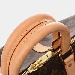 Louis Vuitton Monogram Keepall Bandouliere 45 2Way Brown Canvas Boston Bag