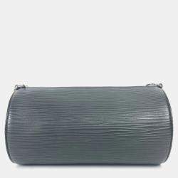 Louis Vuitton Epi Xl Soft Polochon Pm Crossbody Bag Cylindrical Shoulder Leather Noir Black