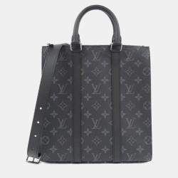 Louis Vuitton Monogram Eclipse Sac Plat Cross Handbag