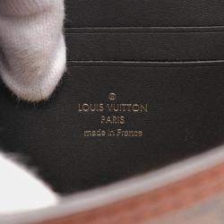 Louis Vuitton Portefeuille Dauphine Shoulder Bag Coated Canvas Leather Monogram Reverse Brown Beige