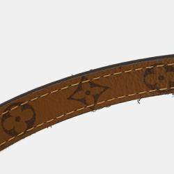 Louis Vuitton Monogram Giant Reverse On The Go Gm Handbag Shoulder Bag Brown Pvc Leather