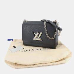Louis Vuitton Epi Twist Mm Chain Shoulder Bag Leather Noir
