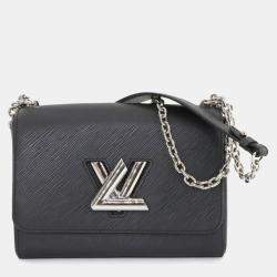 Louis Vuitton Epi Twist Mm Chain Shoulder Bag Leather Noir