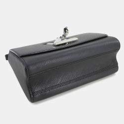 Louis Vuitton Epi Twist Mm Chain Shoulder Bag Leather Noir