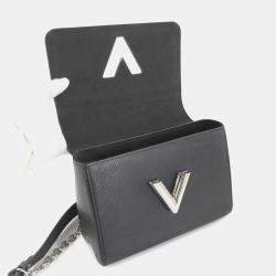 Louis Vuitton Epi Twist Mm Chain Shoulder Bag Leather Noir