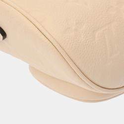 Louis Vuitton Monogram Empreinte Mini Bum Bag Creme Leather