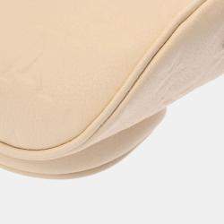 Louis Vuitton Monogram Empreinte Mini Bum Bag Creme Leather