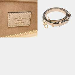 Louis Vuitton Monogram Empreinte Mini Bum Bag Creme Leather