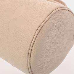 Louis Vuitton Monogram Empreinte Papillon Bb Ivory Leather Handbag