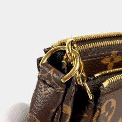 Louis Vuitton Monogram Multi Pochette Accessoires Khaki/Brown Canvas Crossbody Bag