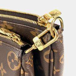 Louis Vuitton Monogram Multi Pochette Accessoires Khaki/Brown Canvas Crossbody Bag