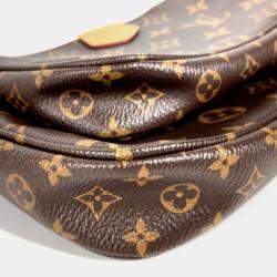 Louis Vuitton Monogram Multi Pochette Accessoires Khaki/Brown Canvas Crossbody Bag