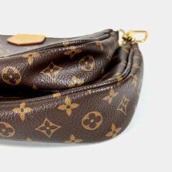 Louis Vuitton Monogram Multi Pochette Accessoires Khaki/Brown Canvas Crossbody Bag
