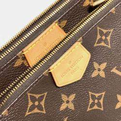 Louis Vuitton Monogram Multi Pochette Accessoires Khaki/Brown Canvas Crossbody Bag