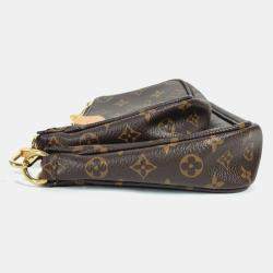 Louis Vuitton Monogram Multi Pochette Accessoires Khaki/Brown Canvas Crossbody Bag