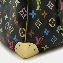 Louis Vuitton Monogram Multicolore Speedy 30 Noir Black Canvas Handbag