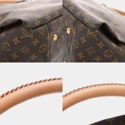 Louis Vuitton Monogram Artsy Mm Brown Canvas Shoulder Bag