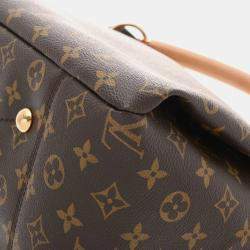 Louis Vuitton Monogram Artsy Mm Brown Canvas Shoulder Bag