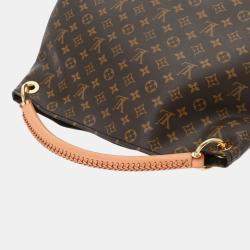 Louis Vuitton Monogram Artsy Mm Brown Canvas Shoulder Bag