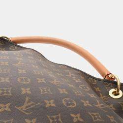 Louis Vuitton Monogram Artsy Mm Brown Canvas Shoulder Bag