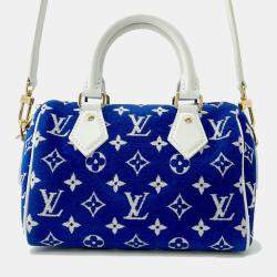 Louis Vuitton LV Match Speedy Bandoulière 20 White Monogram Canvas Handbag