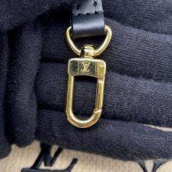 Louis Vuitton Monogram Nano Baguette Black Shoulder Bag