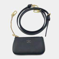 Louis Vuitton Monogram Nano Baguette Black Shoulder Bag