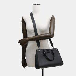 Pre Owned Louis Vuitton Grenelle PM Black Epi Leather Tote Bag