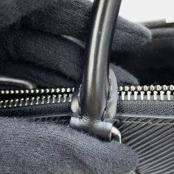 Pre Owned Louis Vuitton Grenelle PM Black Epi Leather Tote Bag