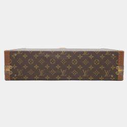 Louis Vuitton Trunk Case Monogram President Clasall Attache Bag