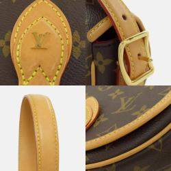 Pre Owned Louis Vuitton Tambourin NM Brown Monogram Shoulder Bag 