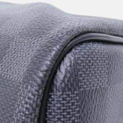 Louis Vuitton Damier Graphite Keepall Bandouliere 55Cm Boston Bag