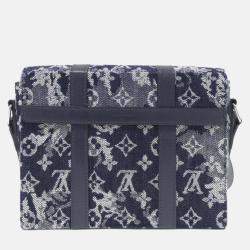 Louis Vuitton Monogram Tapestry Trunk Messenger Shoulder Bag