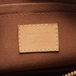 Louis Vuitton Multi Pochette Accessoires Shoulder Bag Coated Canvas Leather Monogram Brown Pink