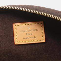 Louis Vuitton Mini Bum Bag Handbag Coated Canvas Leather Monogram Brown