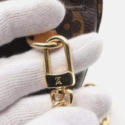 Louis Vuitton Mini Bum Bag Handbag Coated Canvas Leather Monogram Brown