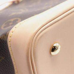 Louis Vuitton Noe Bb Shoulder Bag Coated Canvas Leather Monogram Brown