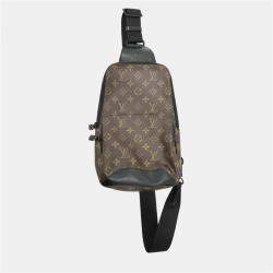 Louis Vuitton Monogram macassar Crossbody Bag Brown