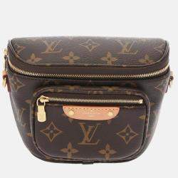 Louis Vuitton Monogram Mini Bum Bag Brown Canvas Shoulder