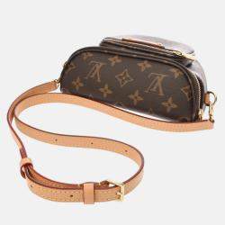 Louis Vuitton Monogram Mini Bum Bag Brown Canvas Shoulder