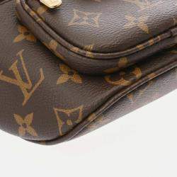 Louis Vuitton Monogram Mini Bum Bag Brown Canvas Shoulder