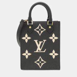 Louis Vuitton Bicolor Monogram Empreinte Petite Sac Plat Shoulder Bag