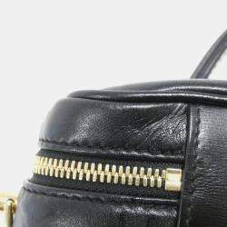 Pre Owned Louis Vuitton Ink Vanity PM Balck Lambskin Monogram Bag