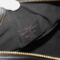 Louis Vuitton Monogram Eclipse Speedy 30 Handbag Brown Black Sequins