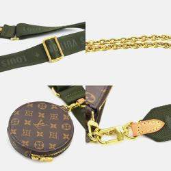 Pre Owned Louis Vuitton Multi Pochette Accessoires Brown Monogram Canvas Shoulder Bag