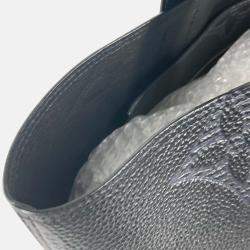 Pre Owned Louis Vuitton Voyage Black Monogram Giant Shadow Leather Tote Bag