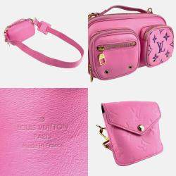 Louis Vuitton Shoulder Bag Capsule Collection Utility Crossbody Leather Rose