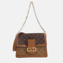 Louis Vuitton Monogram Reverse Dauphine Mm Shoulder Bag