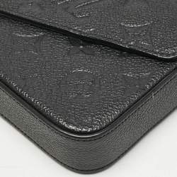 Louis Vuitton Black Monogram Empreinte Leather Felicie Pochette Bag