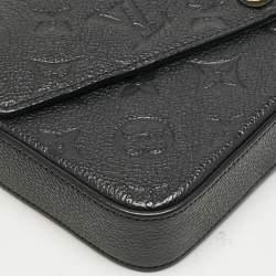 Louis Vuitton Black Monogram Empreinte Leather Felicie Pochette Bag
